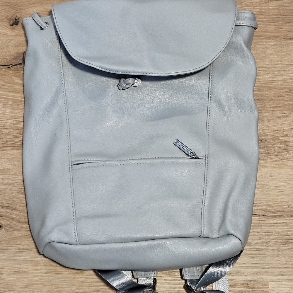 Rodan + Fields Light Gray Silver Computer Laptop Backpack